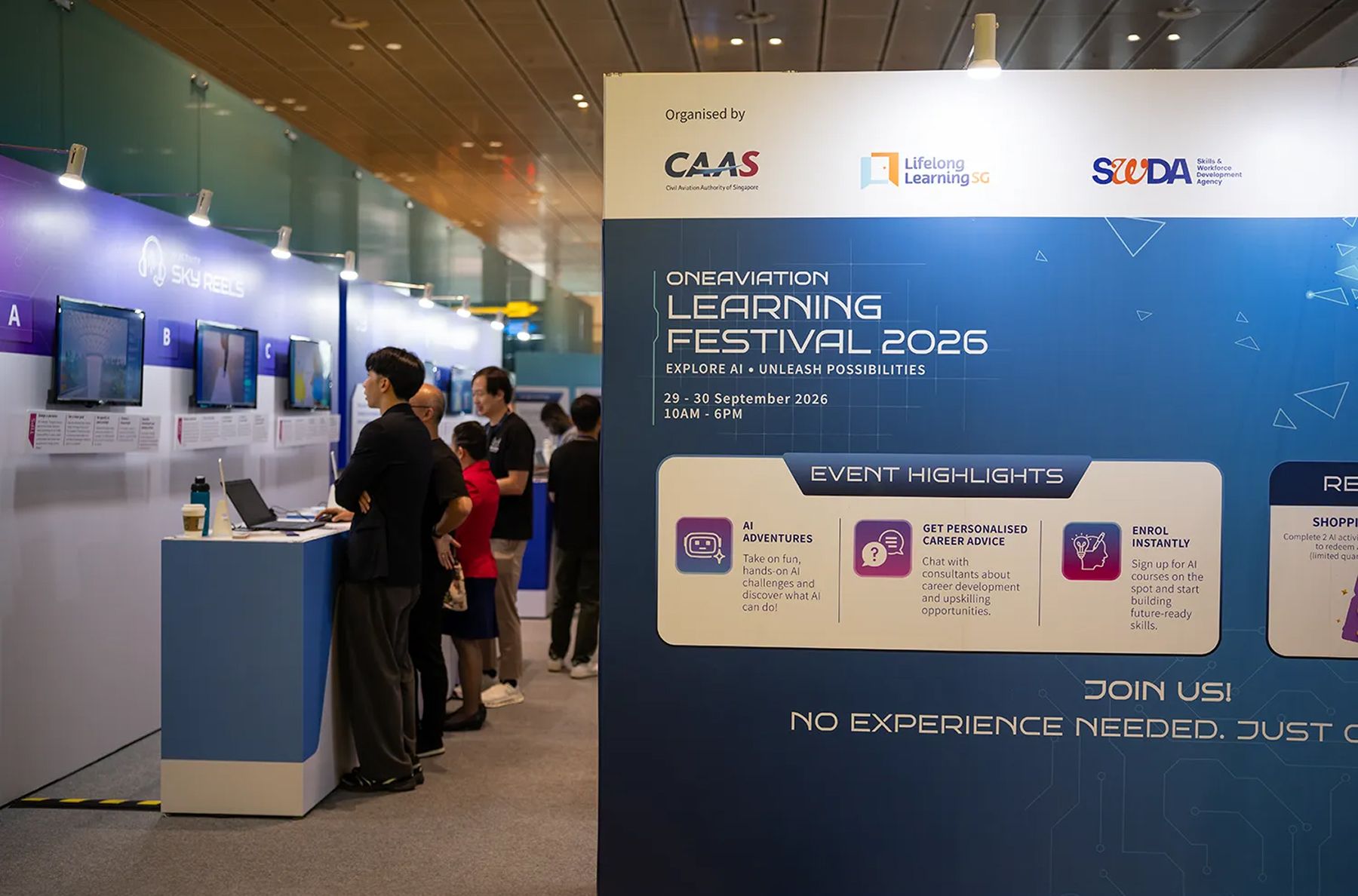 OneAviation Learning Festival 2026 at Changi Airport Terminal 3