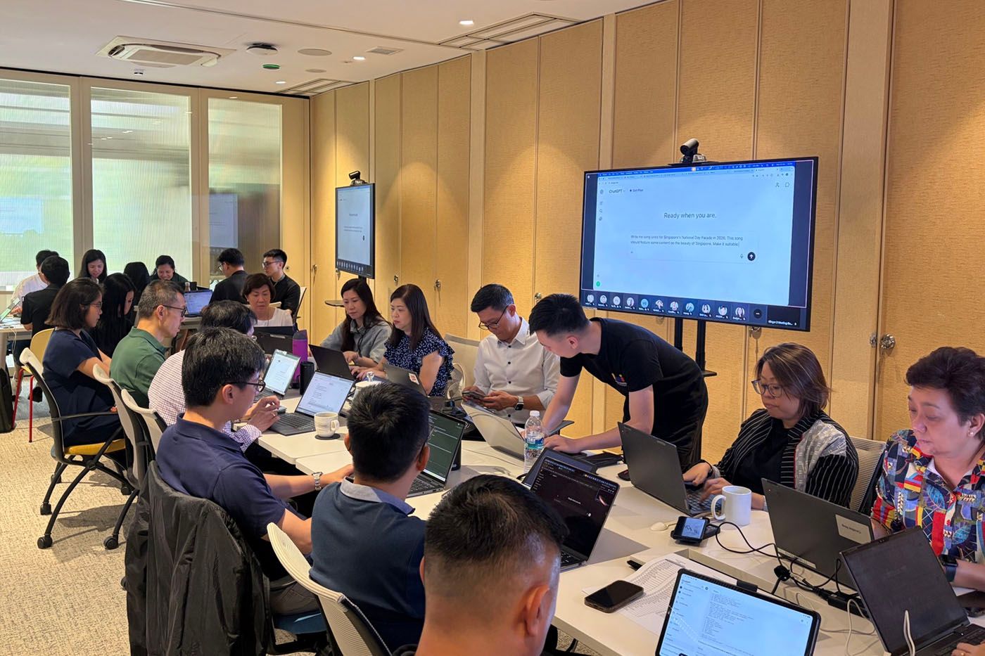 Temasek Trust training session