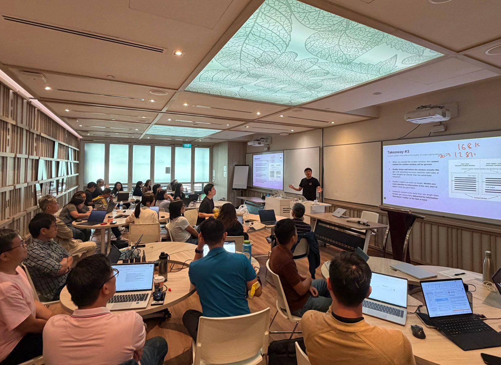 AAD officers during the full-day prompt engineering and agentic AI workshop
