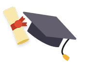 Graduation hat decoration