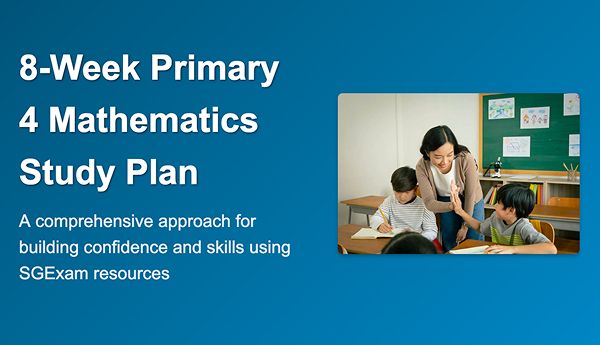 Primary 4 Maths study plan