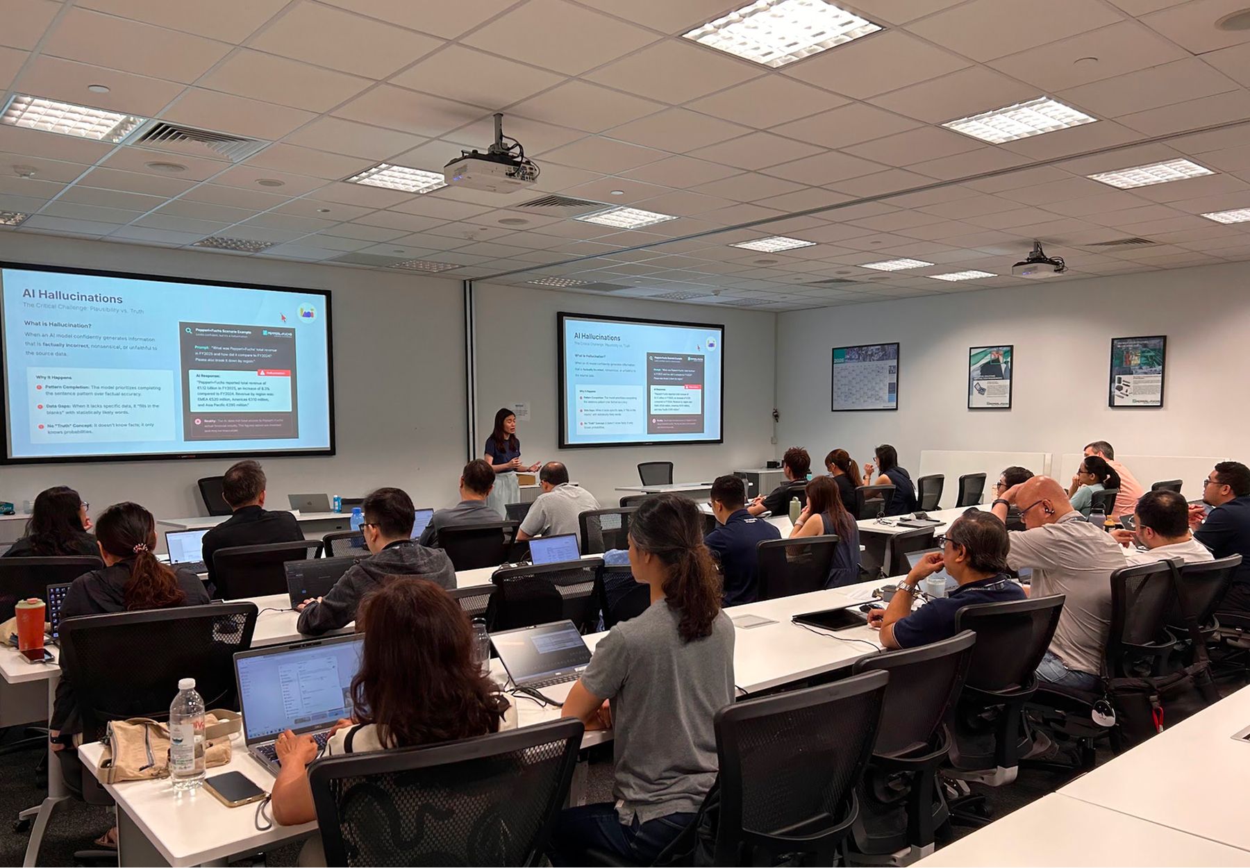 Pepperl+Fuchs engineering team attending a Heicoders workshop