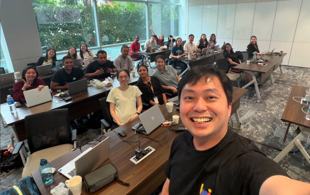 Second Sembcorp cohort during their Gen AI workshop